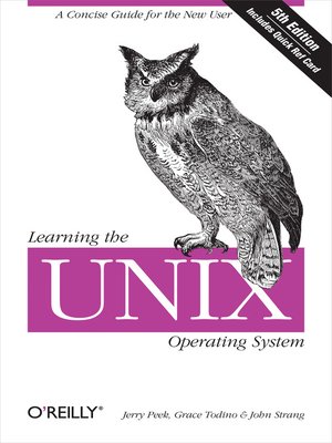 cover image of Learning the Unix Operating System